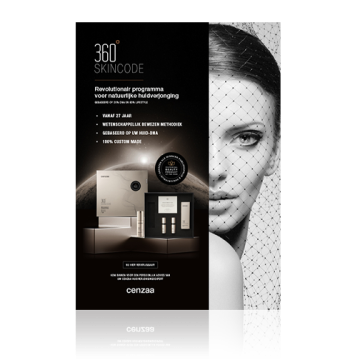 Cenzaa 360 Skincode Award Winning Stoepbordposter