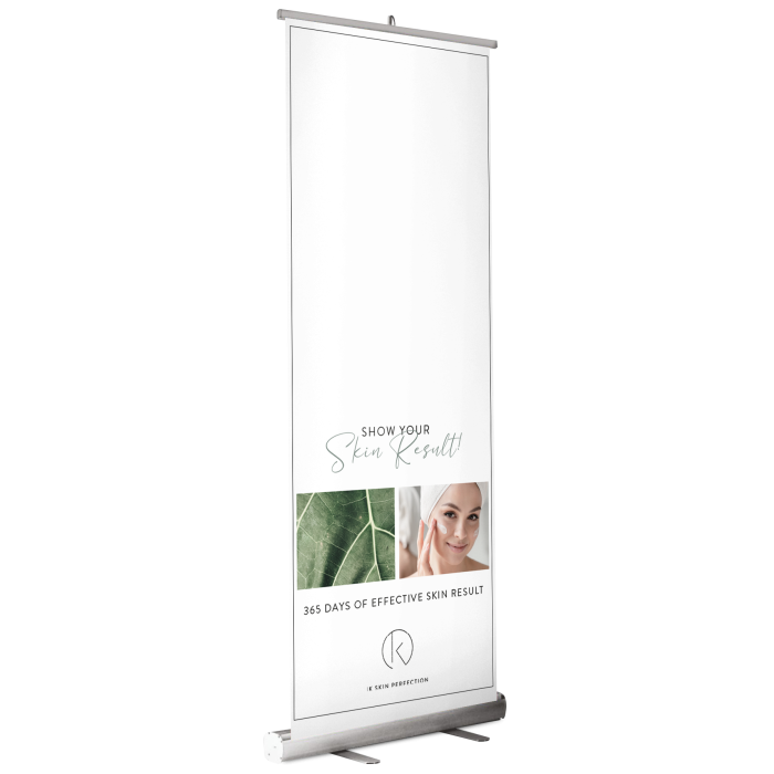 IK \Before and After\"Roll Up Banner"