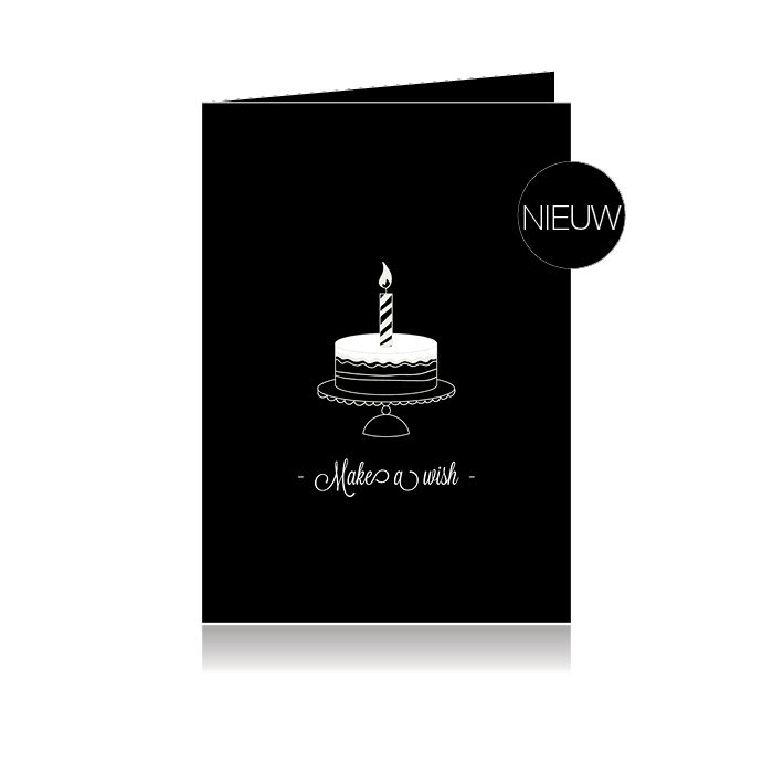 Cenzaa Dubbele Wenskaart \Make a Wish\""